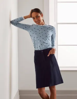 Abingdon Mini Skirt-Navy