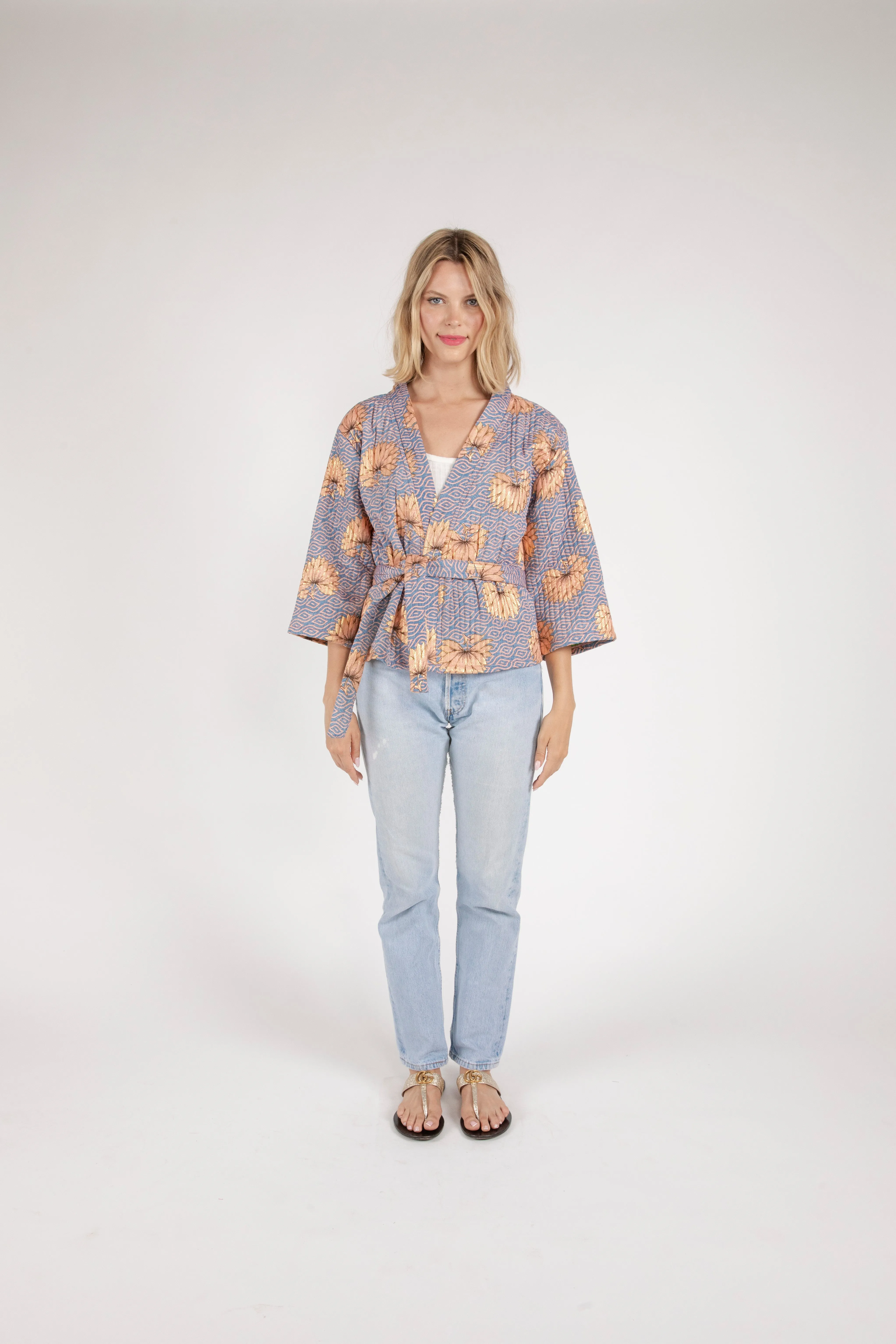 Aditi Quilted Kimono Jacket