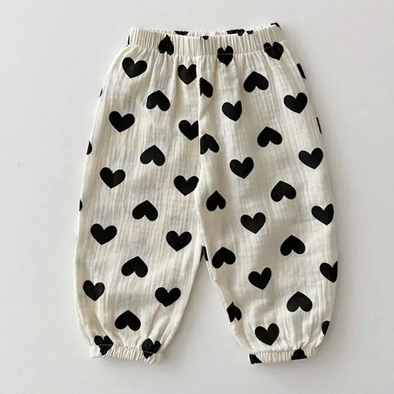 Baby Girl Organic Cotton Linen Trousers