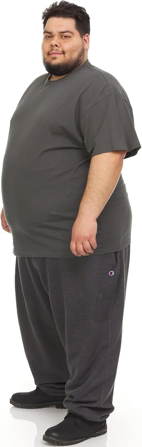BILLIONHATS T-Shirts - Size 7X - Plus Size Men's Solid Colors Cotton T-Shirts Short Sleeve Lightweight Big Tall Tees, Bulk