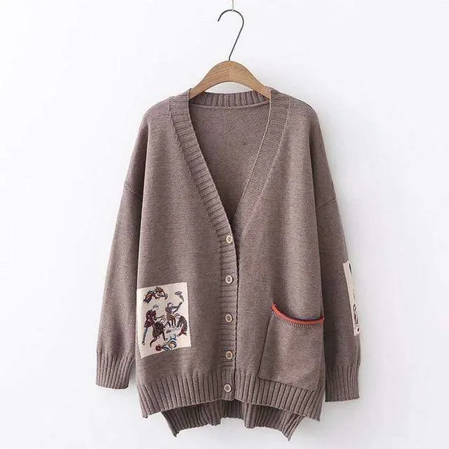 Contrast Sweater