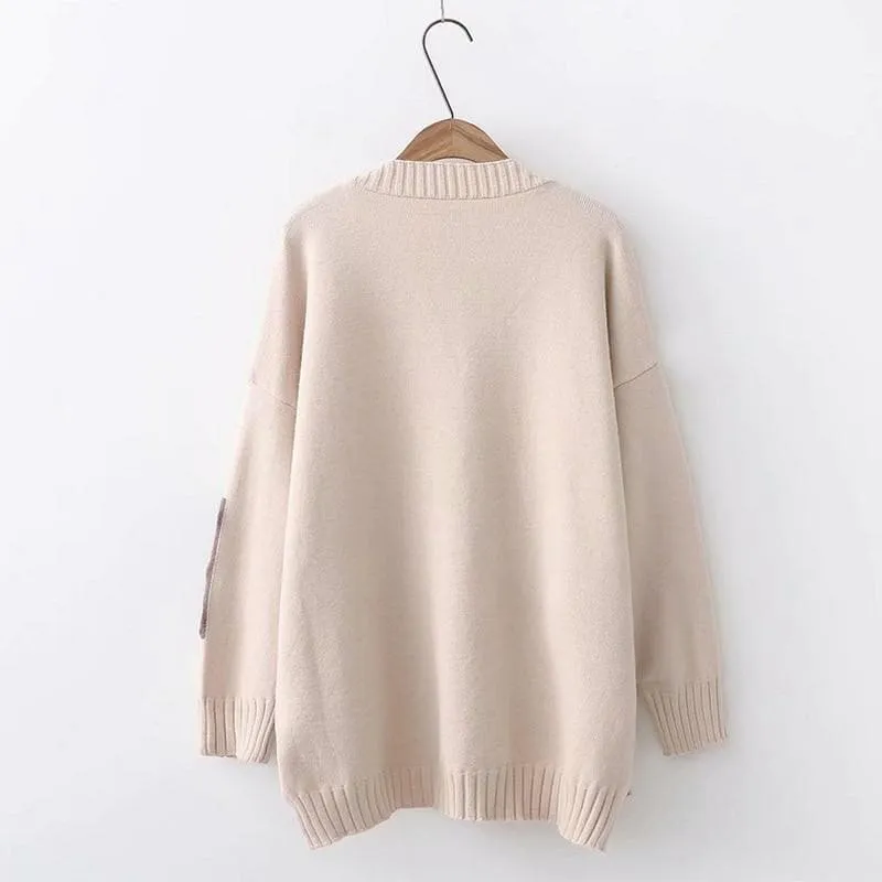 Contrast Sweater