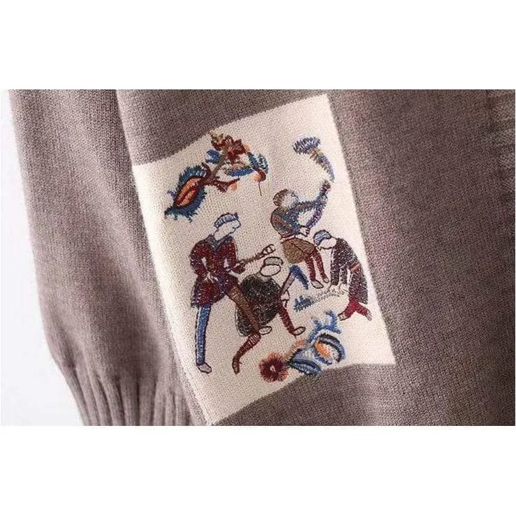 Contrast Sweater