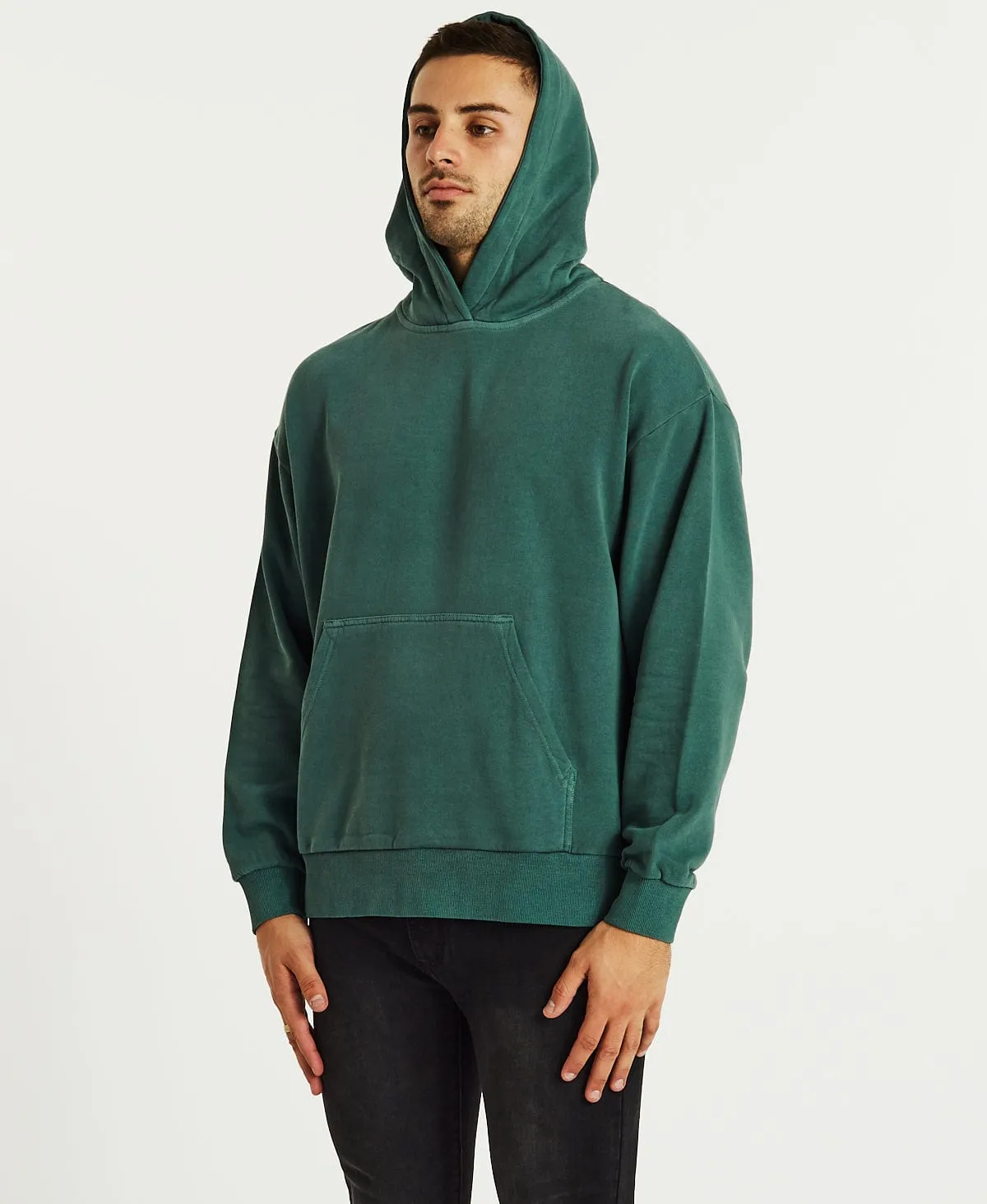 Derby Relaxed Hoodie Pigment Sycamore