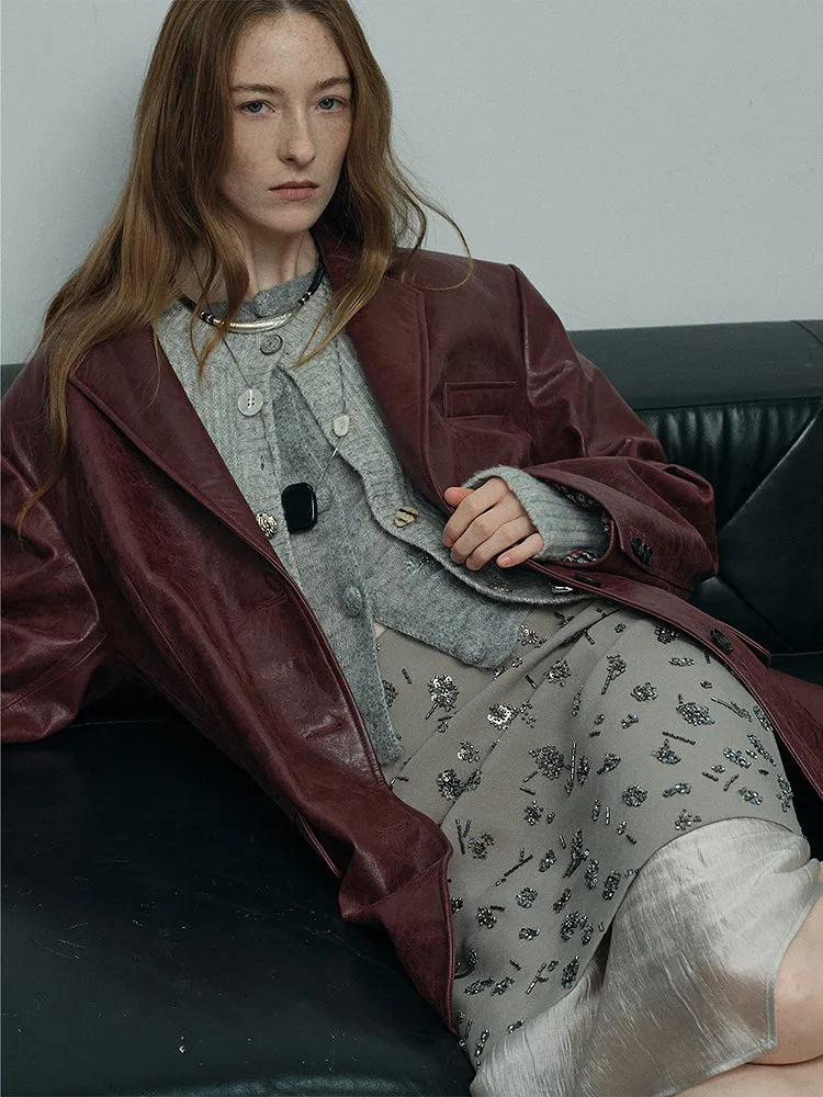 Embroidered Irregular Skirt