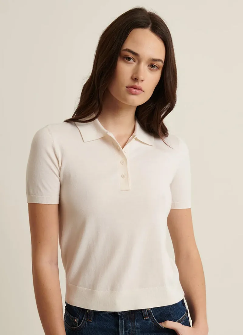 Extra Fine Merino Fitted Short Sleeve Polo