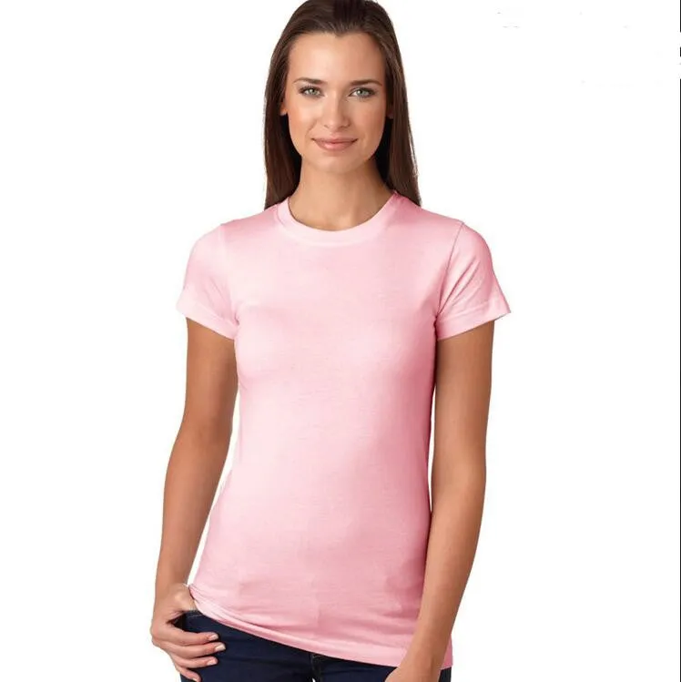 Fashion Pure Color Short Sleeve Soft Cotton T-Shirt