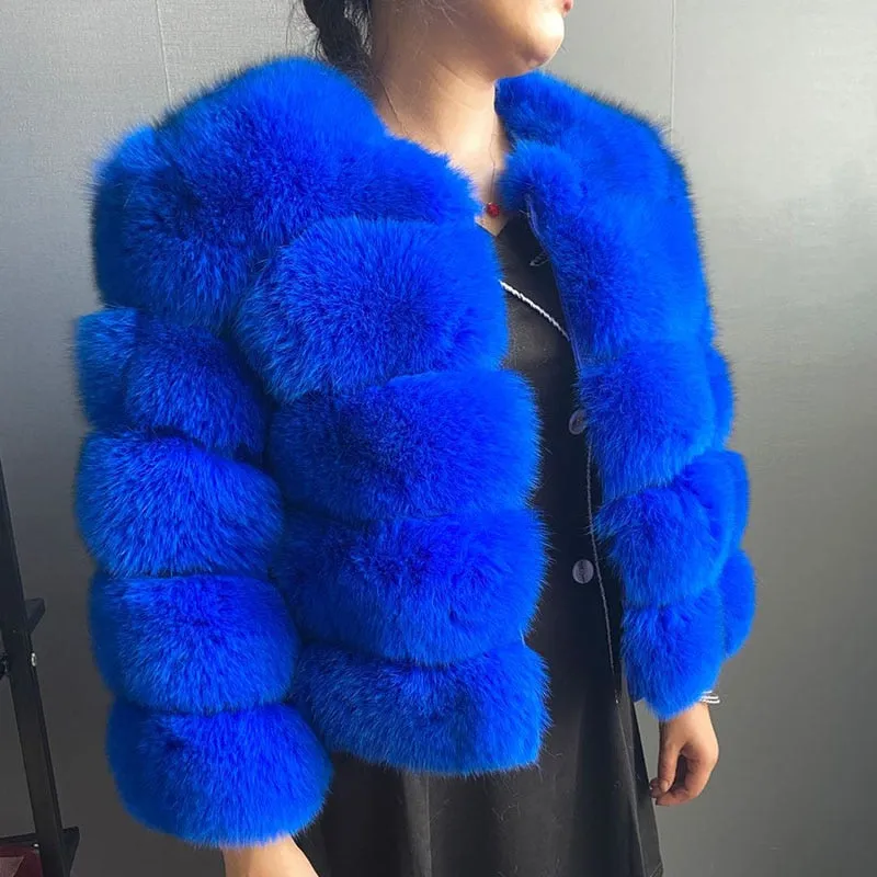 Fashion winter jackets women Warm fur coats women Coats Natural  Fur Coat Real  Fur jackets