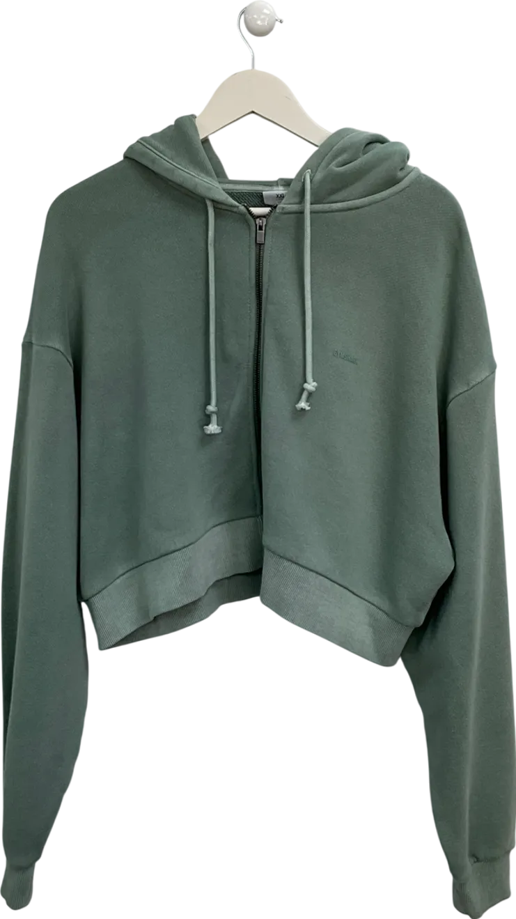 gymshark Green Relaxed Everyday Wear Zip Hoodie UK XXL