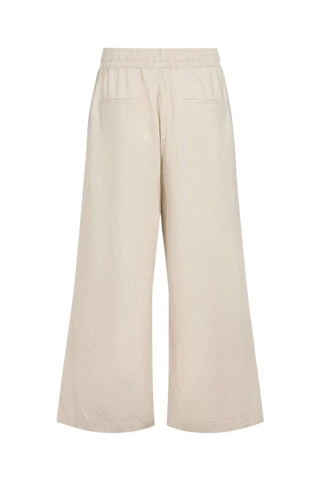Ina Linen Blend Trousers - Sand