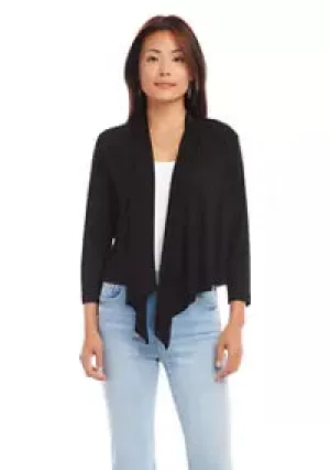 Karen Kane: Calli Cardigan in Black L13003