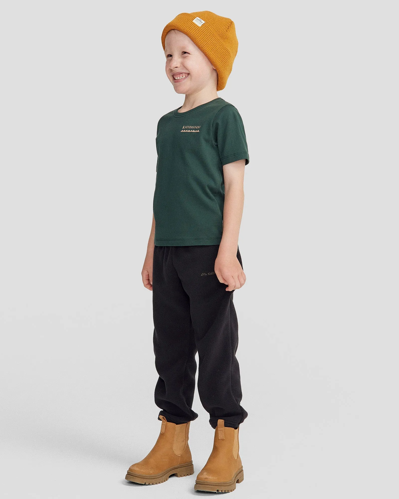 Kids' Heritage Organic Cotton T-shirt - Deep Forest
