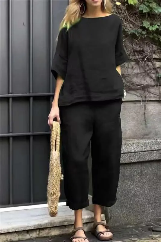 Mariana - Comfortable Shirt and Trousers Set
