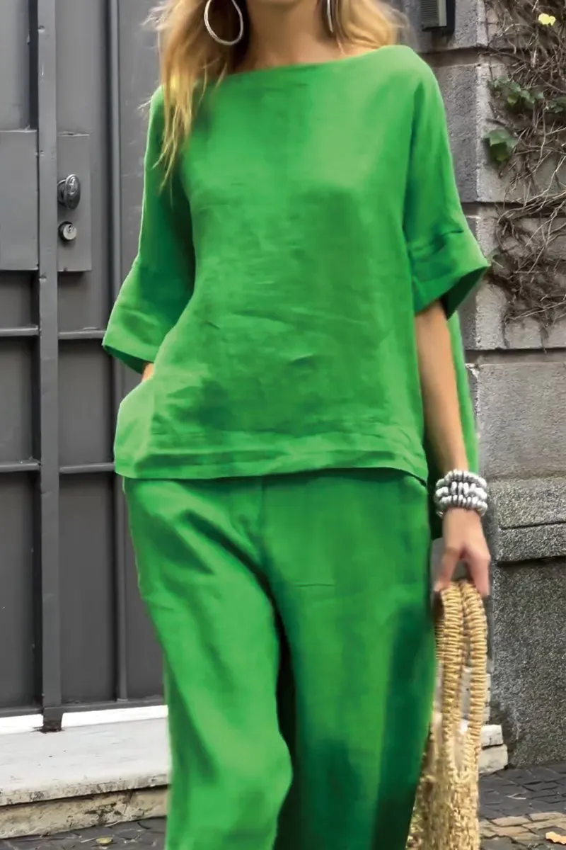 Mariana - Comfortable Shirt and Trousers Set