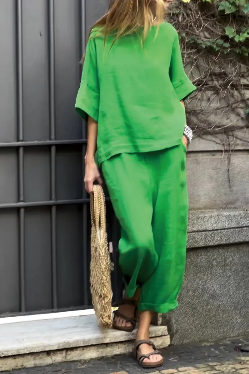 Mariana - Comfortable Shirt and Trousers Set
