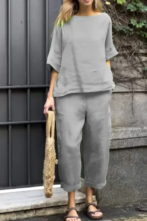 Mariana - Comfortable Shirt and Trousers Set