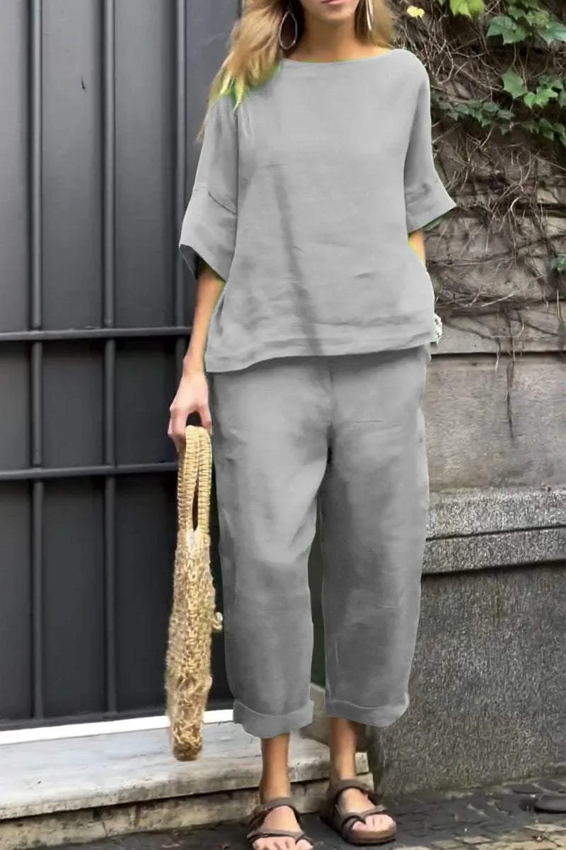 Mariana - Comfortable Shirt and Trousers Set