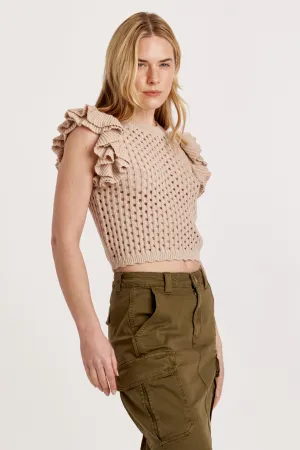 MARINA SWEATER OYSTER MESH