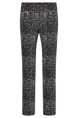 Mimi Houndstooth Trousers With Zips