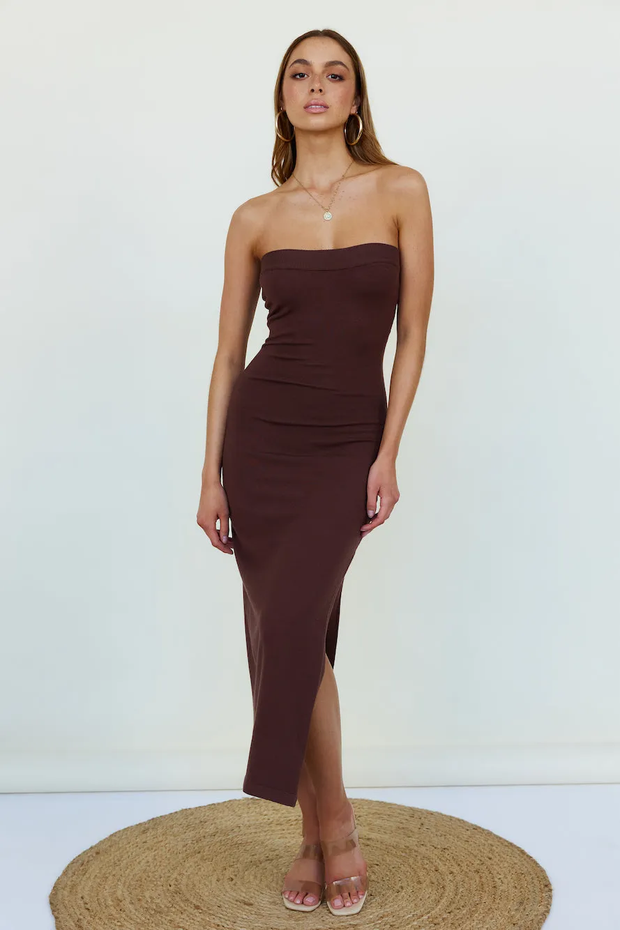 Morning Sun Maxi Dress Brown