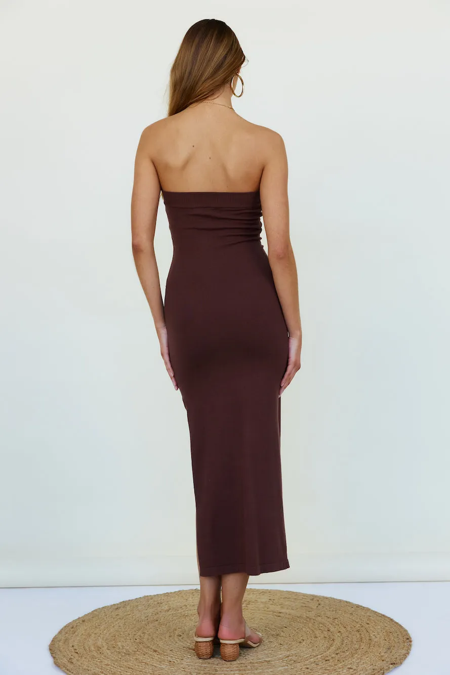 Morning Sun Maxi Dress Brown