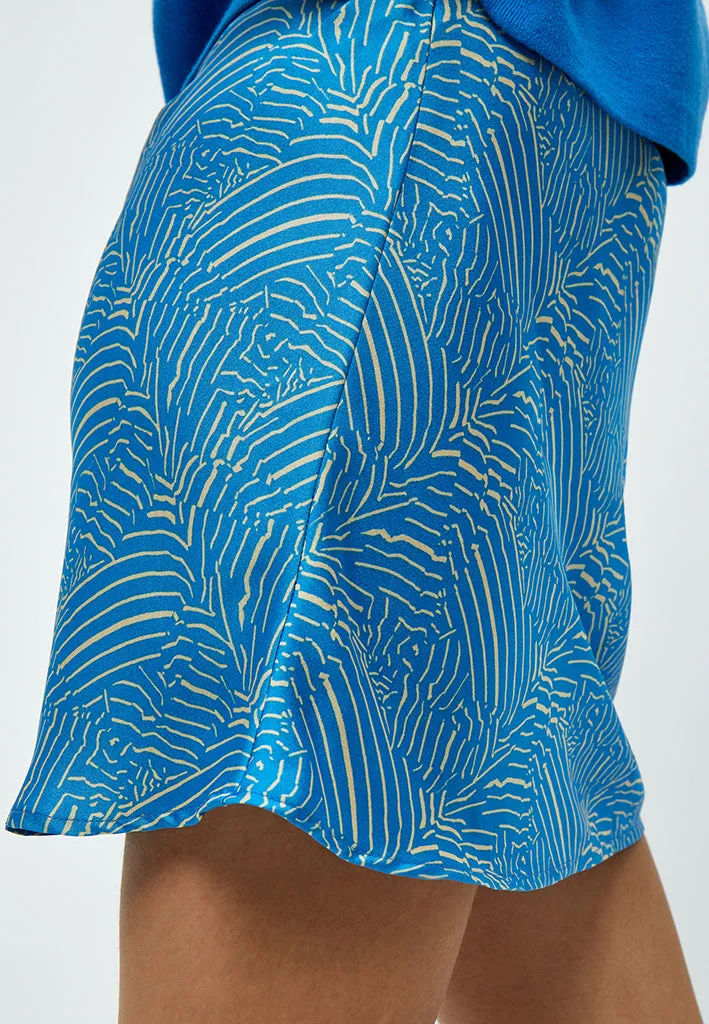 MSVisala GRS Short Skirt - Horizon Blue Print