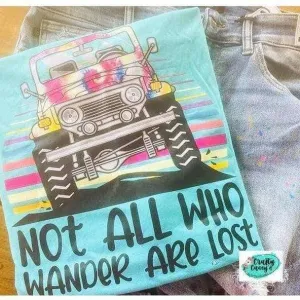 Not All Who Wander Are Lost Retro Women's T-shirt