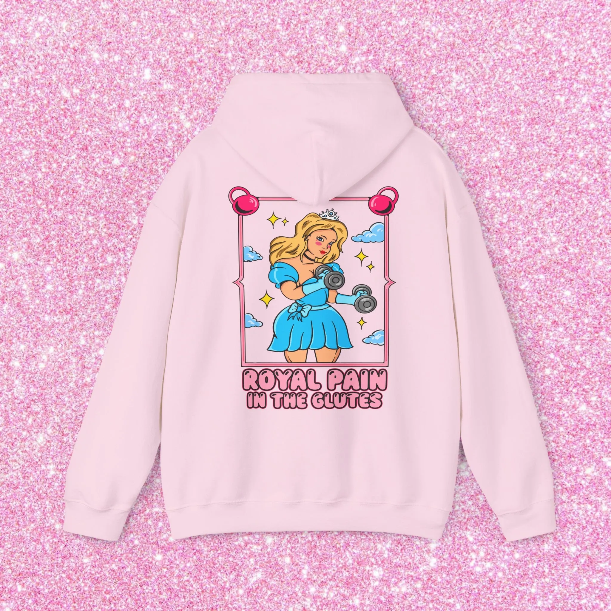 PAIN IN THE GLUTES (BLUE DRESS) -HOODIE