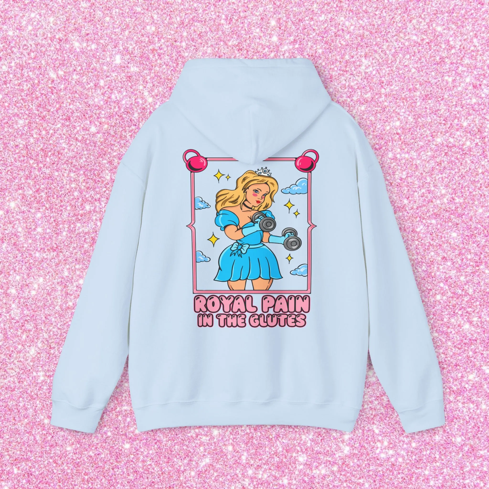 PAIN IN THE GLUTES (BLUE DRESS) -HOODIE