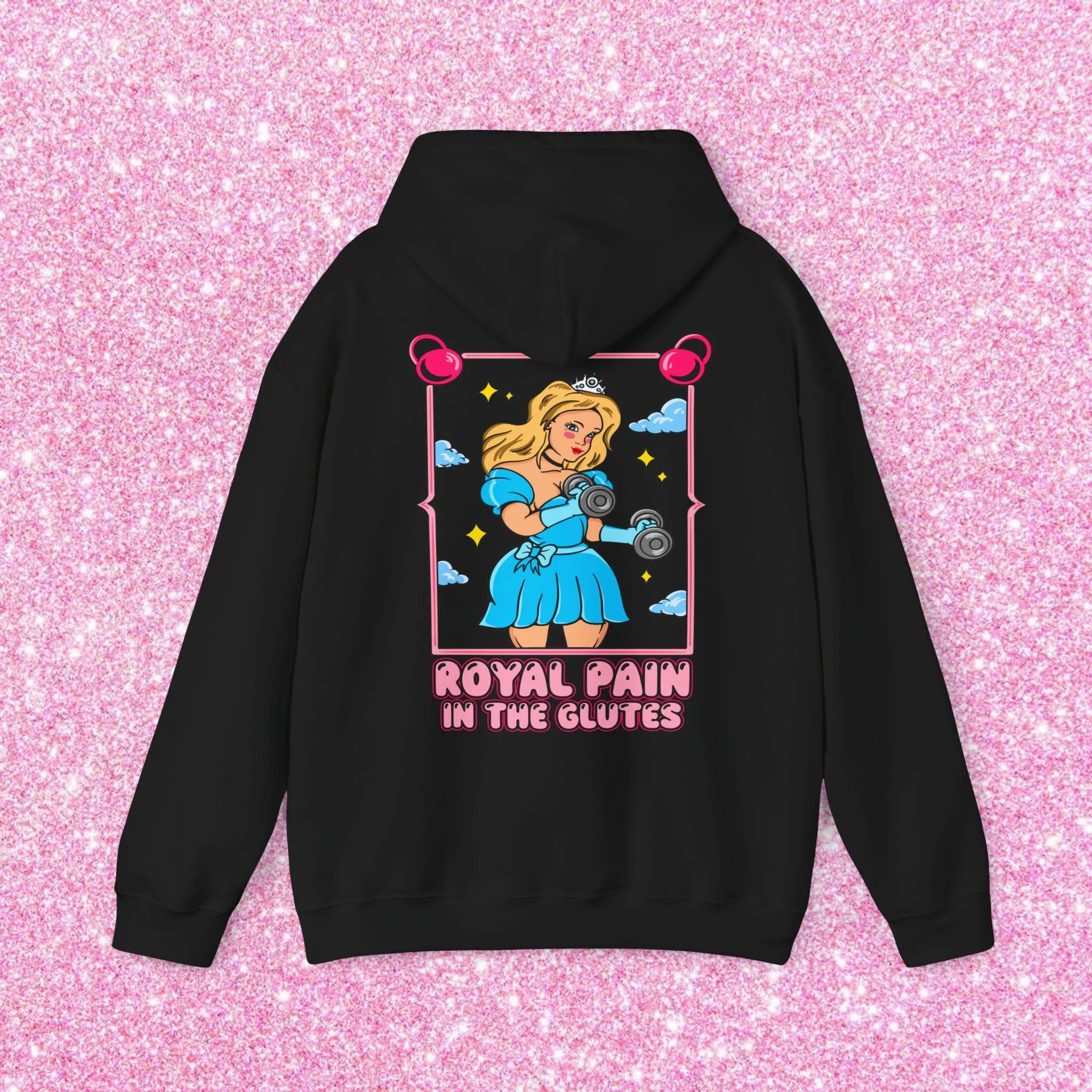 PAIN IN THE GLUTES (BLUE DRESS) -HOODIE