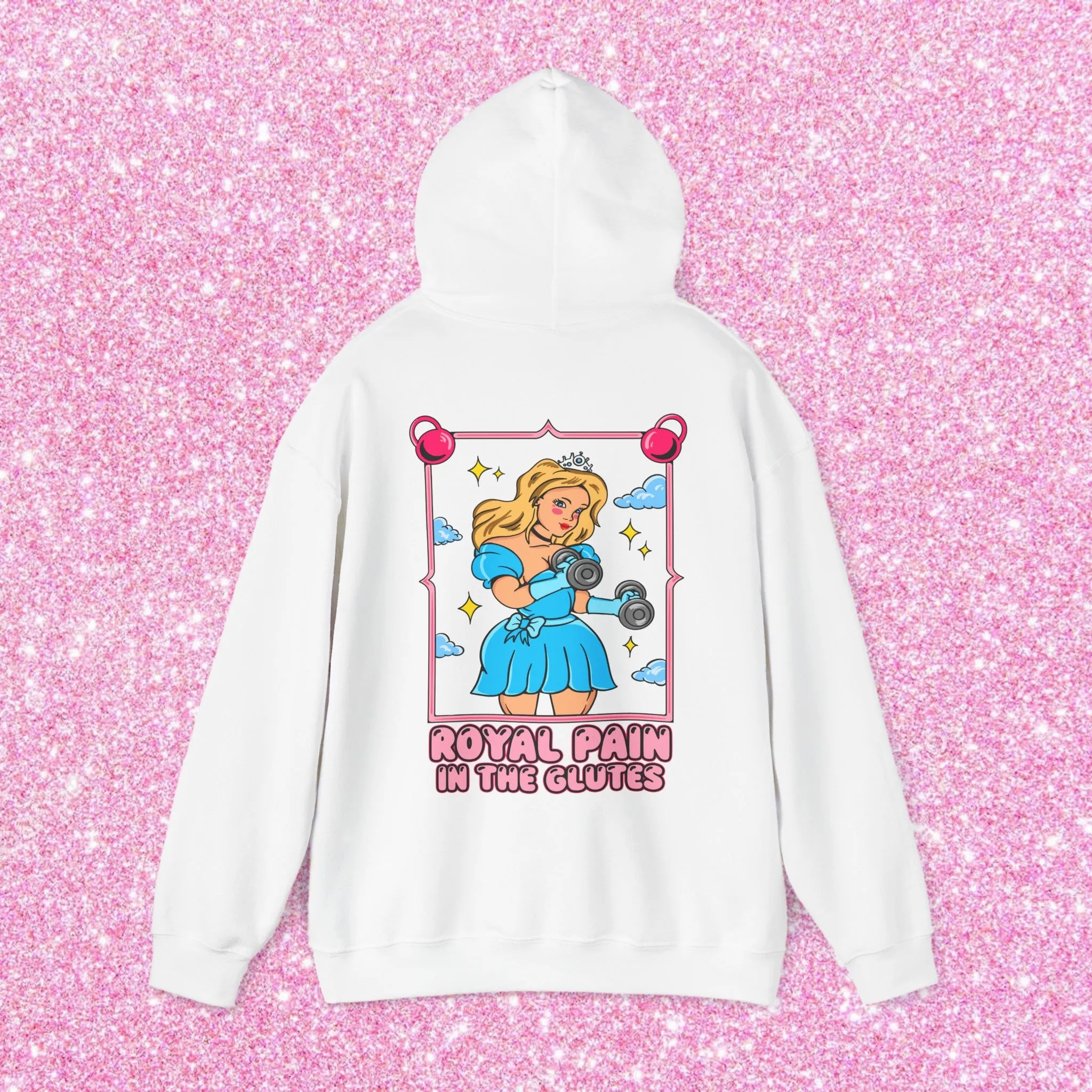 PAIN IN THE GLUTES (BLUE DRESS) -HOODIE