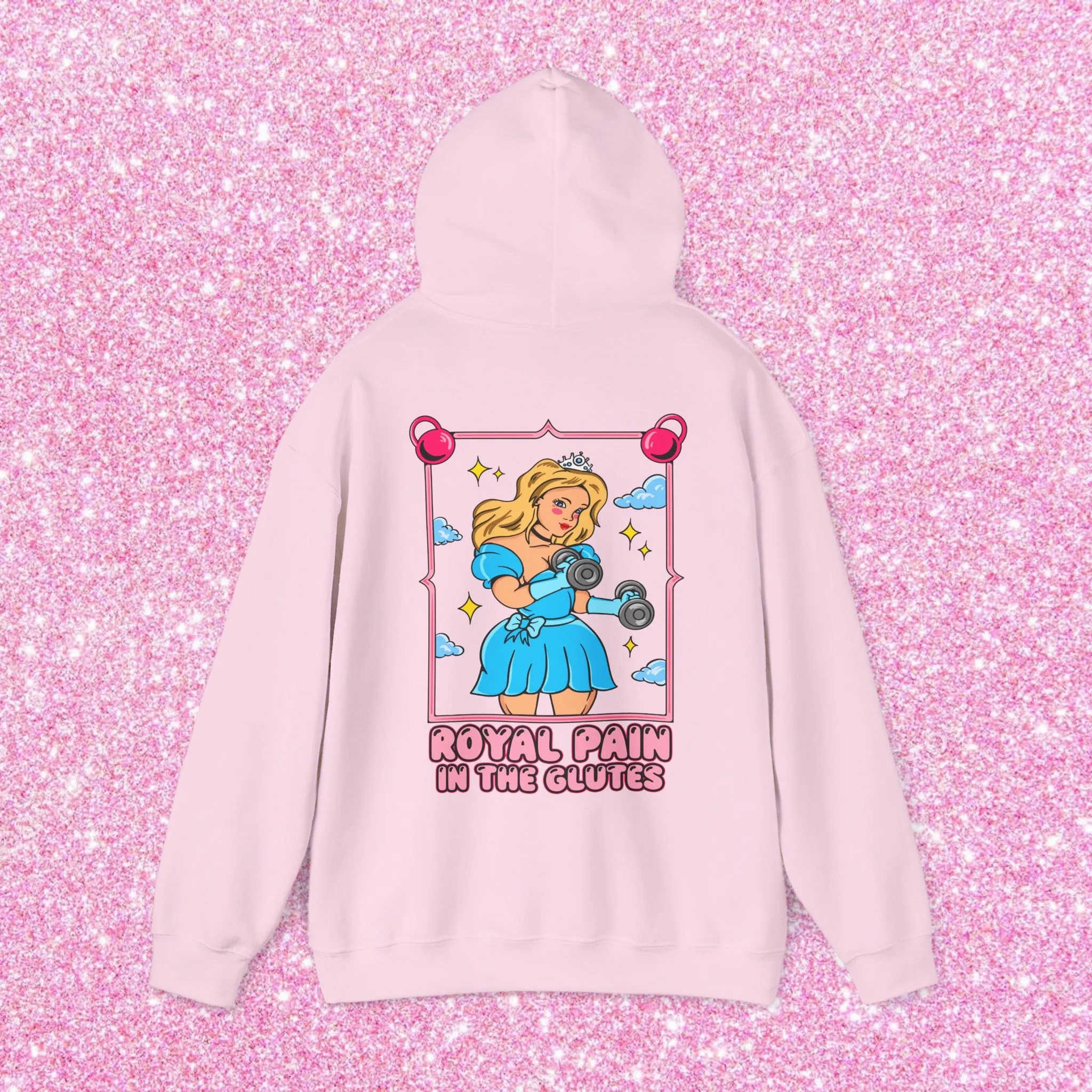 PAIN IN THE GLUTES (BLUE DRESS) -HOODIE