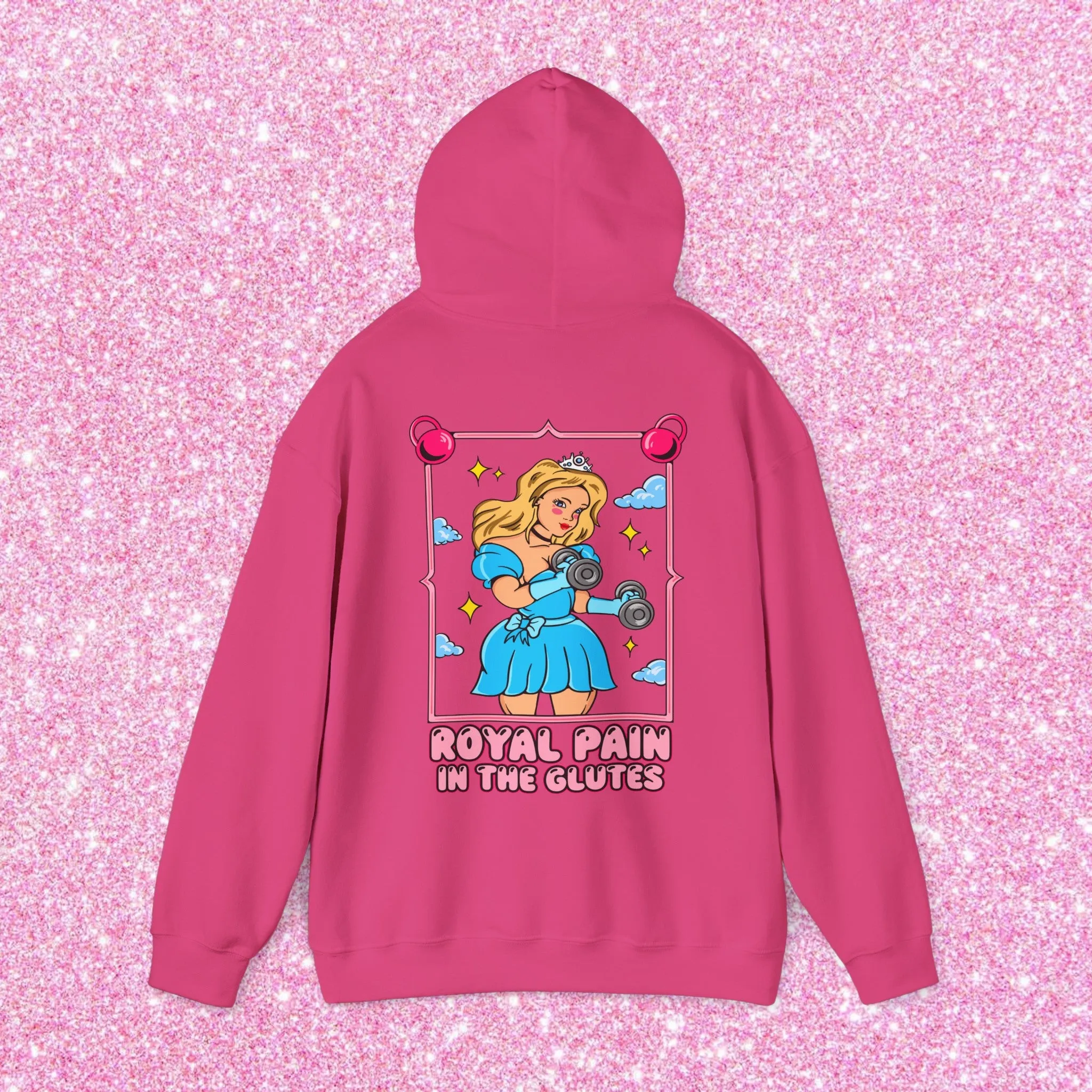 PAIN IN THE GLUTES (BLUE DRESS) -HOODIE