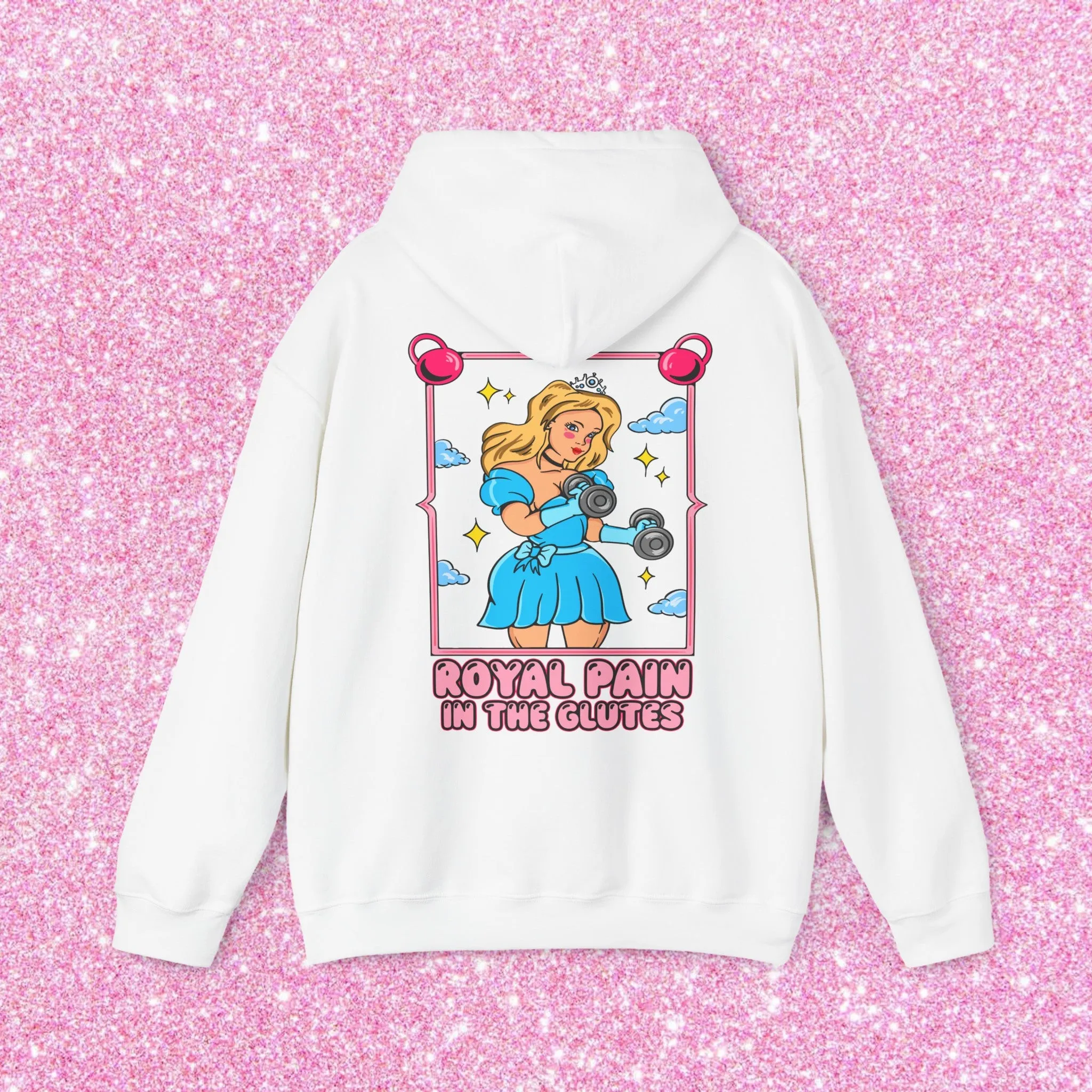 PAIN IN THE GLUTES (BLUE DRESS) -HOODIE