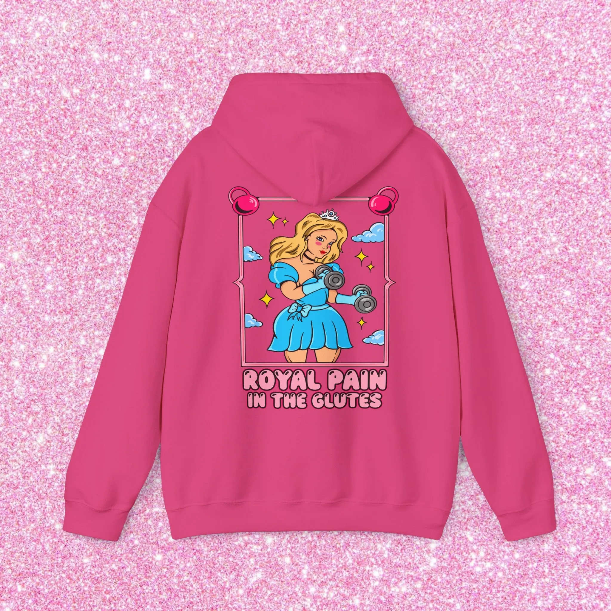 PAIN IN THE GLUTES (BLUE DRESS) -HOODIE