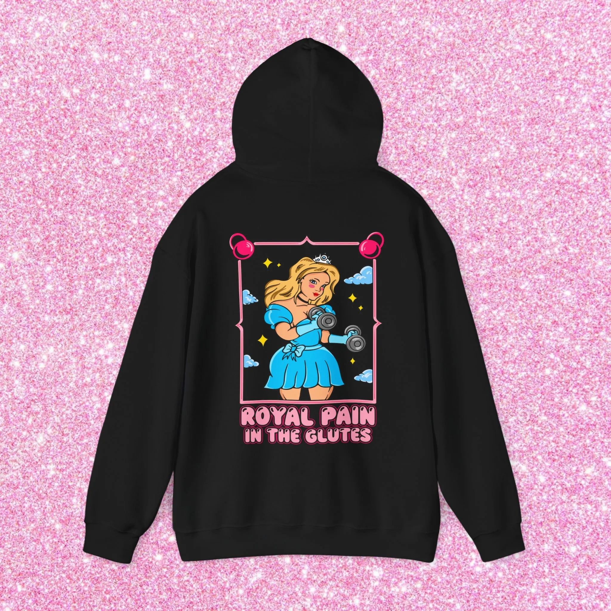 PAIN IN THE GLUTES (BLUE DRESS) -HOODIE