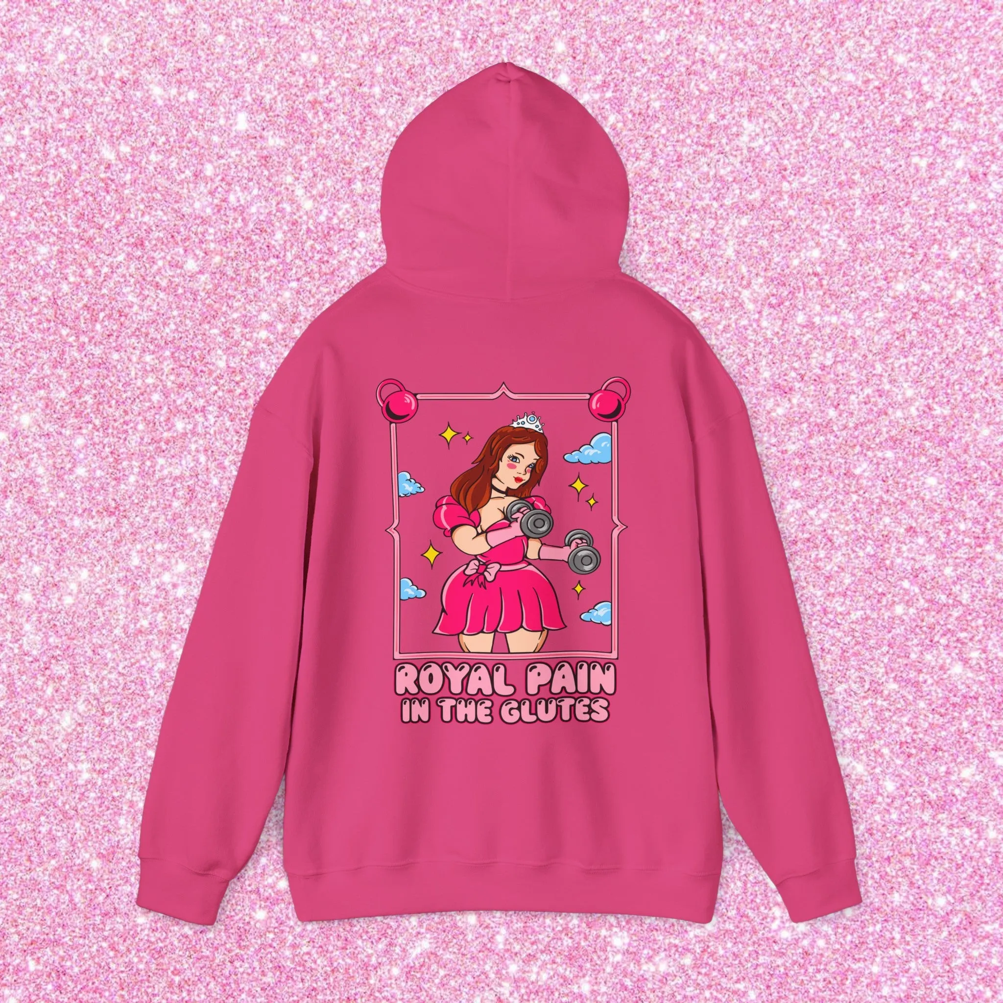 PAIN IN THE GLUTES (PINK DRESS) -HOODIE