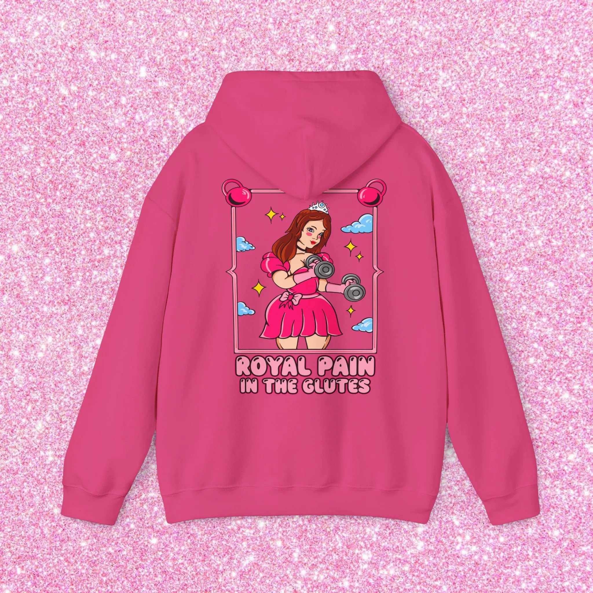 PAIN IN THE GLUTES (PINK DRESS) -HOODIE