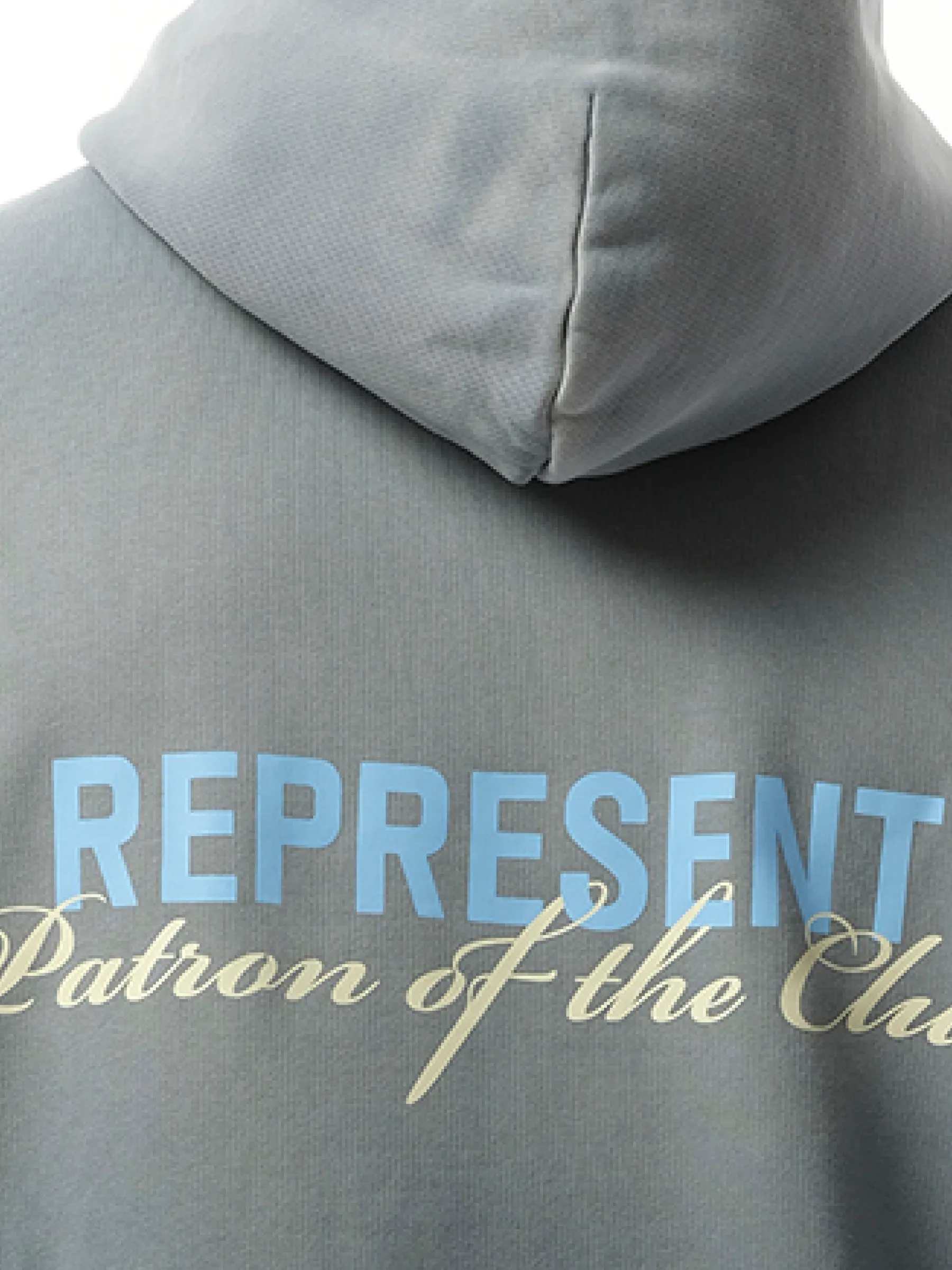 Patron of The Club Hoodie in Washed Grey