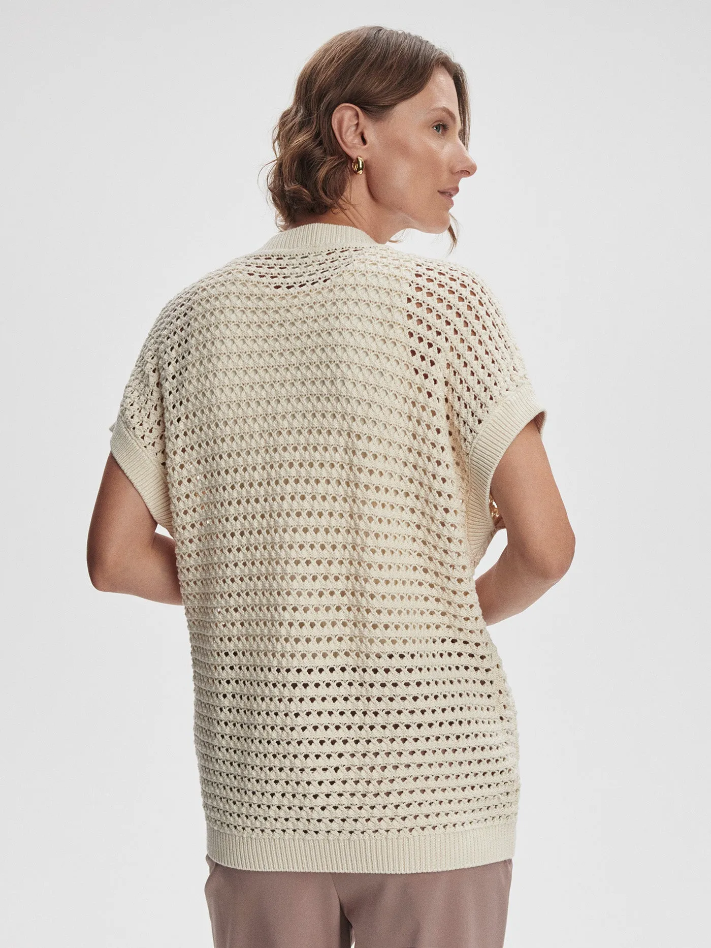 Sidra Button Through Vest