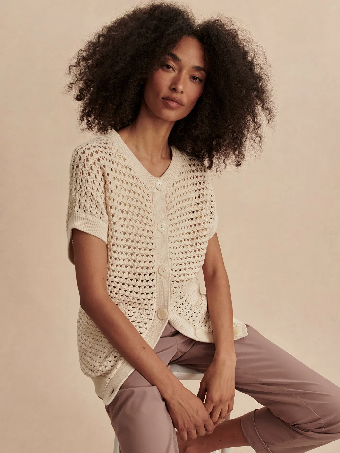 Sidra Button Through Vest
