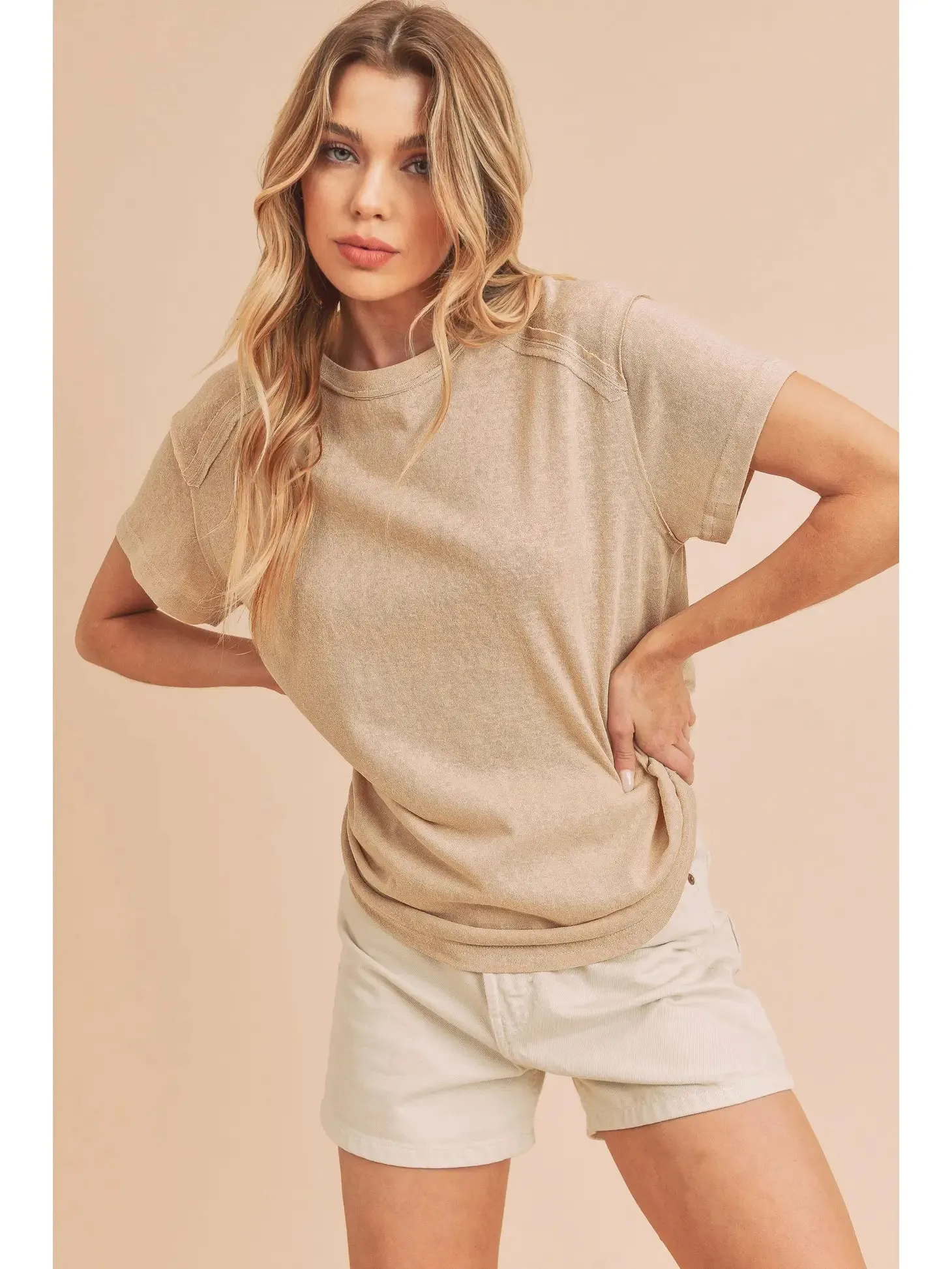 Slouchie Junie Short Sleeve Soft Loungewear