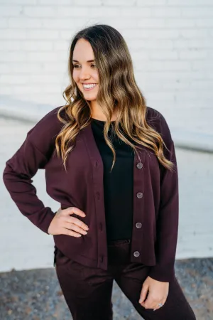 Spanx: AirEssentials Cardigan in Truffle Brown