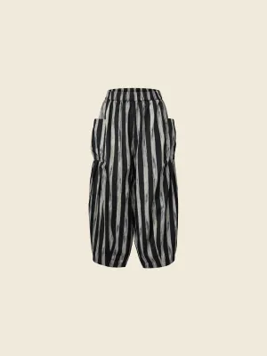 STRIPED TROUSERS WITH POCKETS