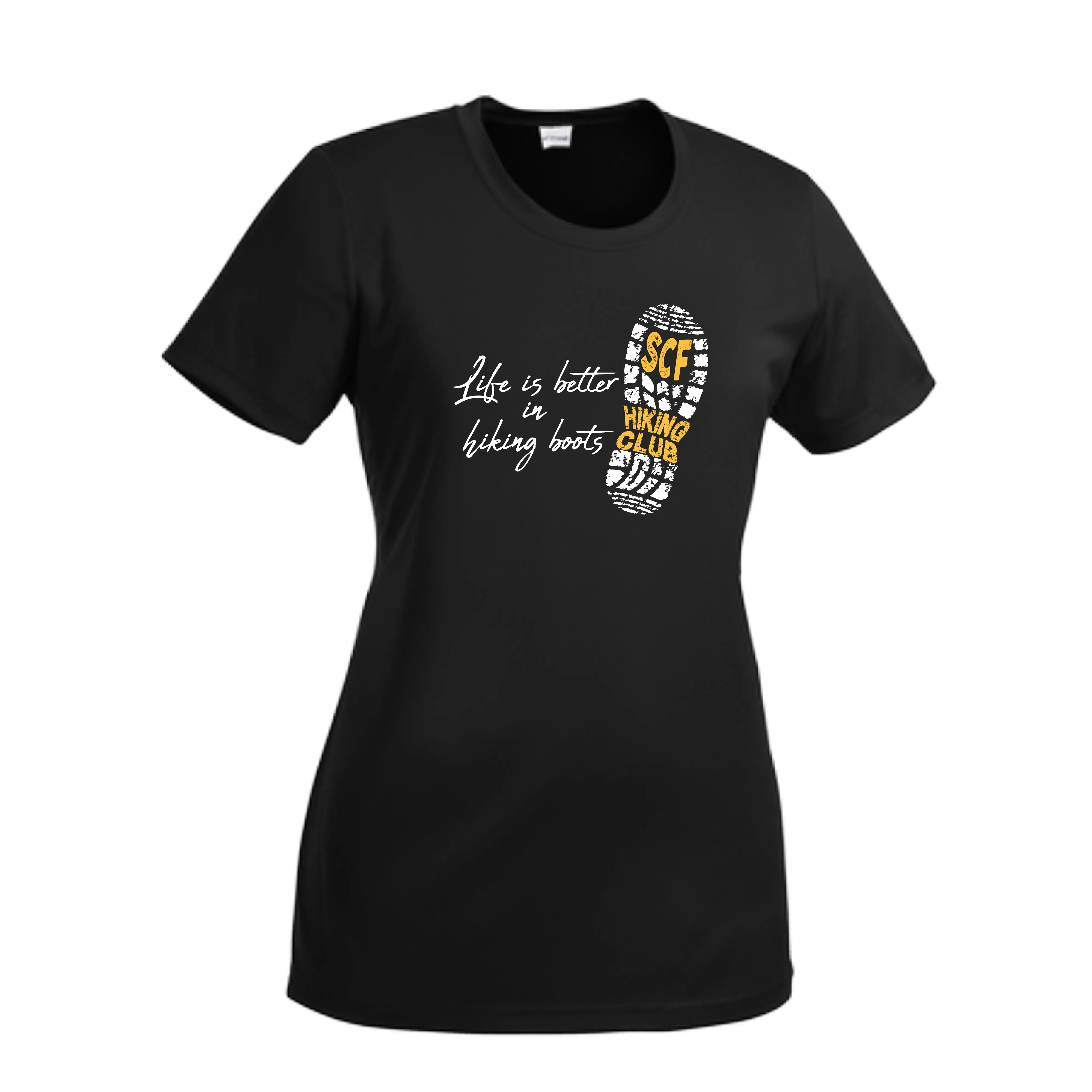Sun City Festival Hiking Club | Women’s Short Sleeve Crewneck Hiking Shirts | 100% Polyester