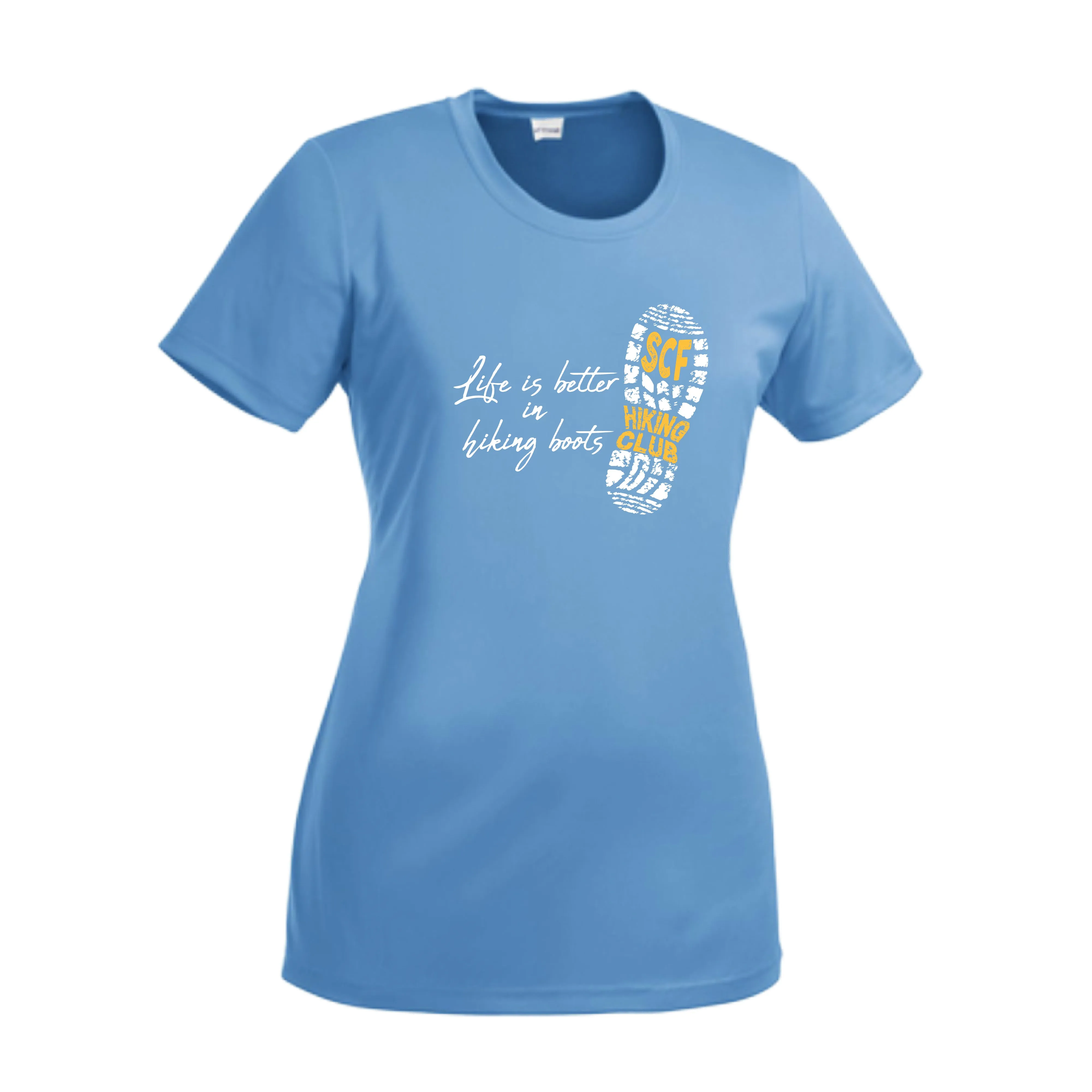 Sun City Festival Hiking Club | Women’s Short Sleeve Crewneck Hiking Shirts | 100% Polyester