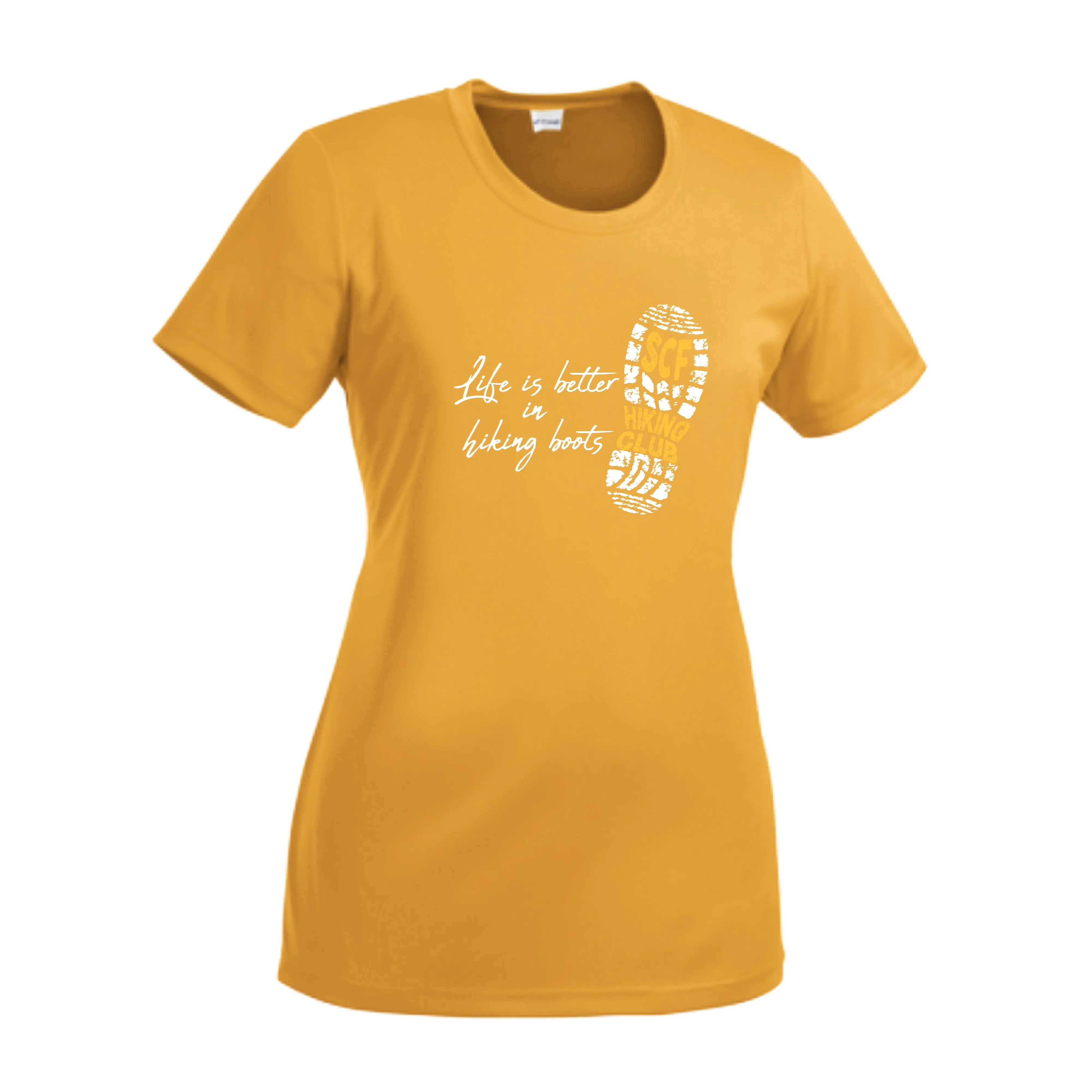Sun City Festival Hiking Club | Women’s Short Sleeve Crewneck Hiking Shirts | 100% Polyester