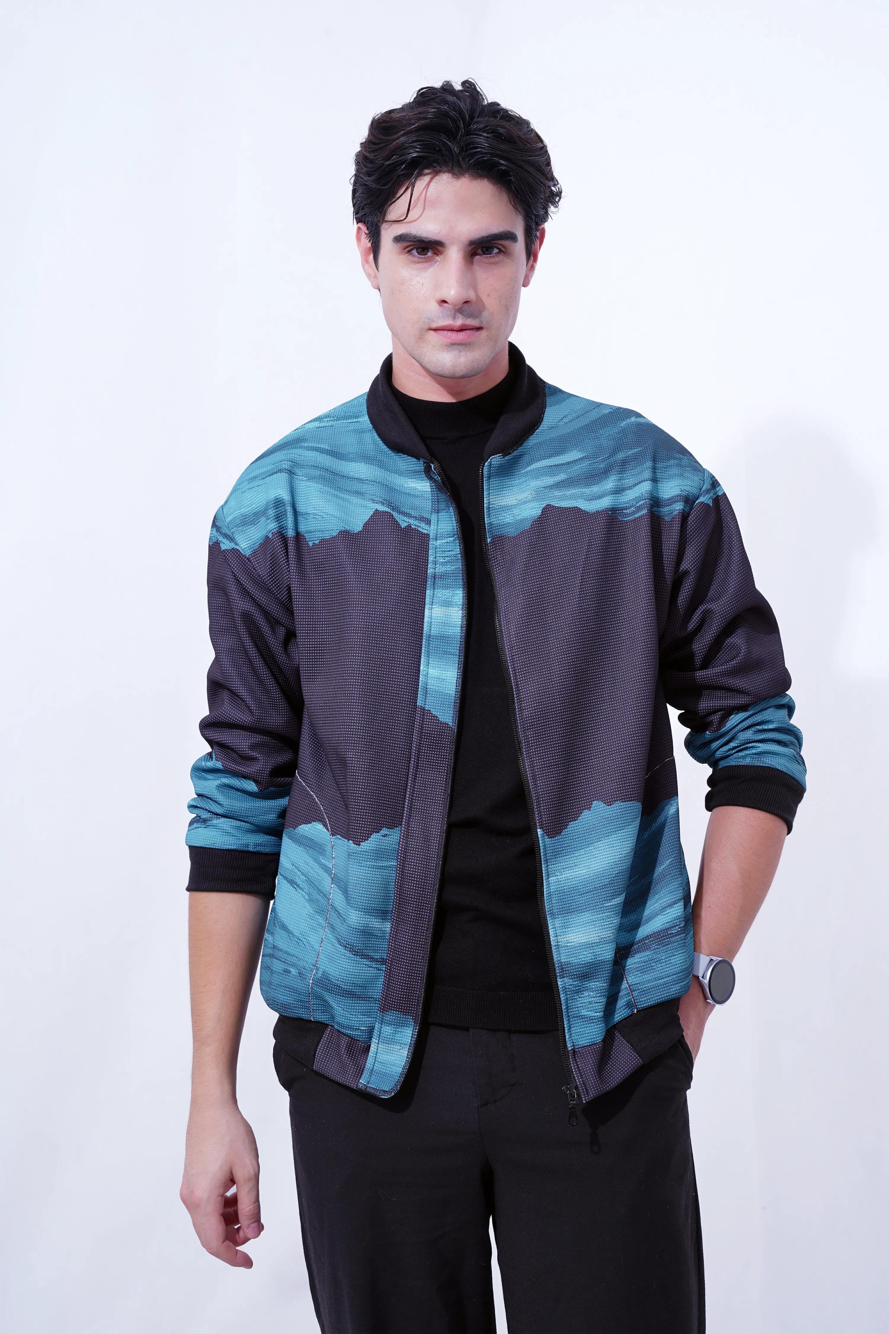 Teal Bomber Jacket - Unisex
