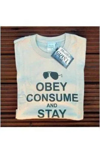 They Live T-Shirt - Obey Consume & Stay Asleep | Stealthy Giant