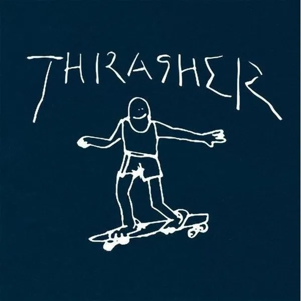 Thrasher Gonz T-Shirt Navy White